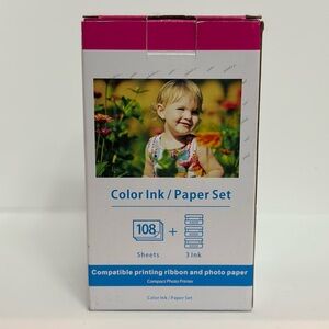 Canon KP-108IN Selphy CP 4x6" Color Ink & Paper Set